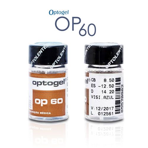 Optogel Op 60 (vidro com 1 lente)